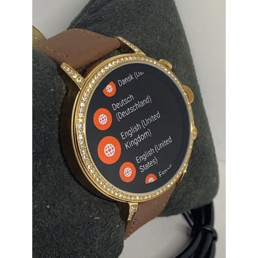 Fossil Gen 4 Authentic Digital Dial Smart Watch Custom Band FTW6011 AB571